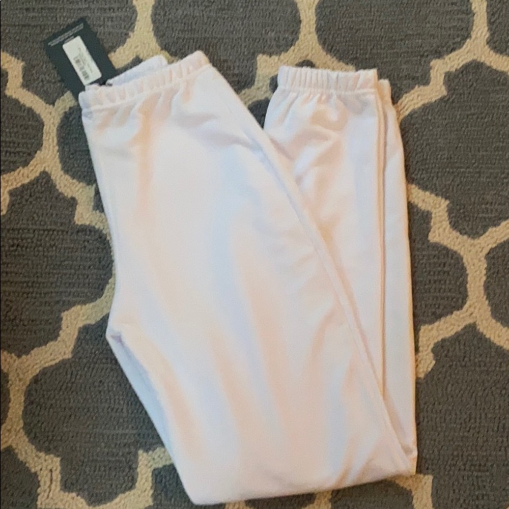 white sweat pants!!!!! (jogger)